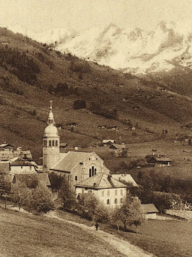 8 Fi 2931 Le Grand-bornand et la chaîne des Aravis. Cliché Braun et Compagnie, Mulhouse-Dornach, [1900]
