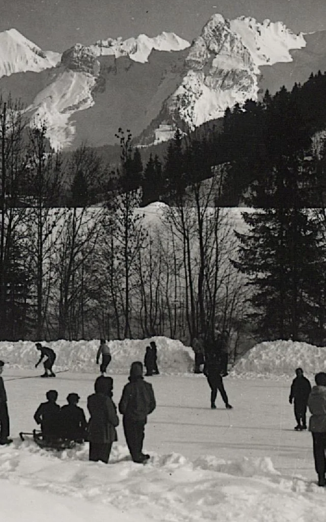 8 Fi 2937 Le Grand-Bornand Station d'hiver. Cliché auteur inconnu, [1950]