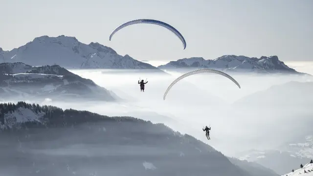 Tilby Vattard Sima Winter 2025 Le Grand Bornand Parapente 058