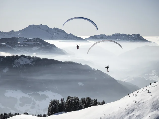 Tilby Vattard Sima Winter 2025 Le Grand Bornand Parapente 058