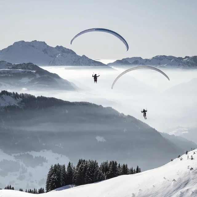 Tilby Vattard Sima Winter 2025 Le Grand Bornand Parapente 058