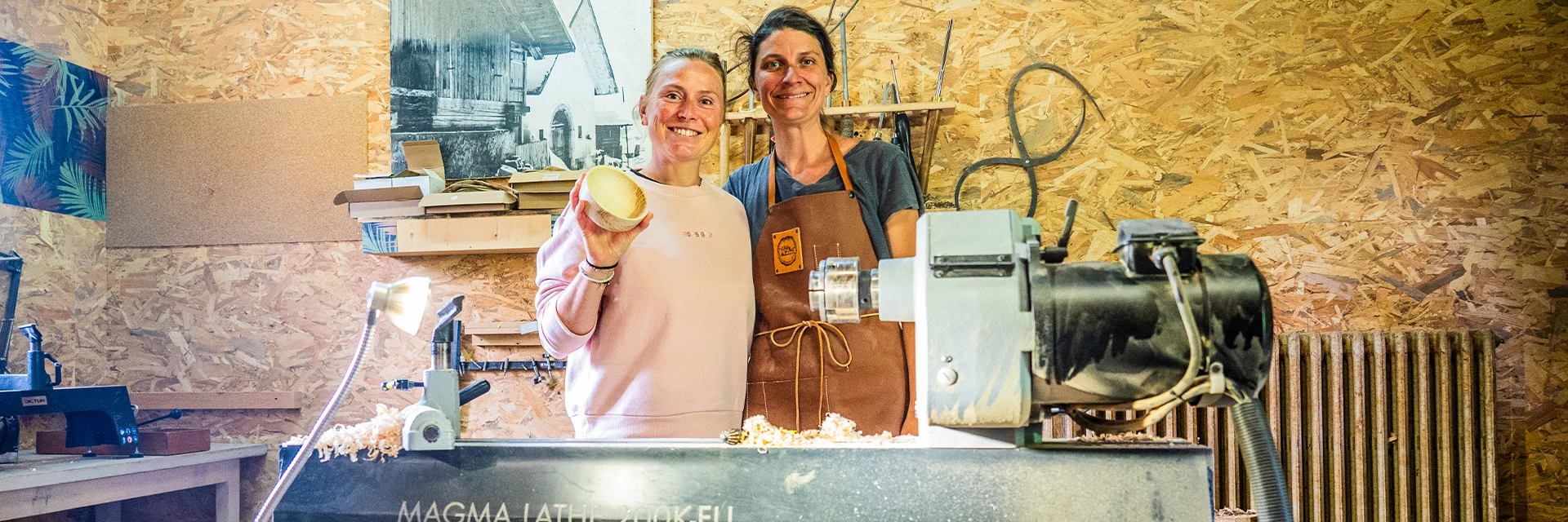10 Drechslerin Auf Holz