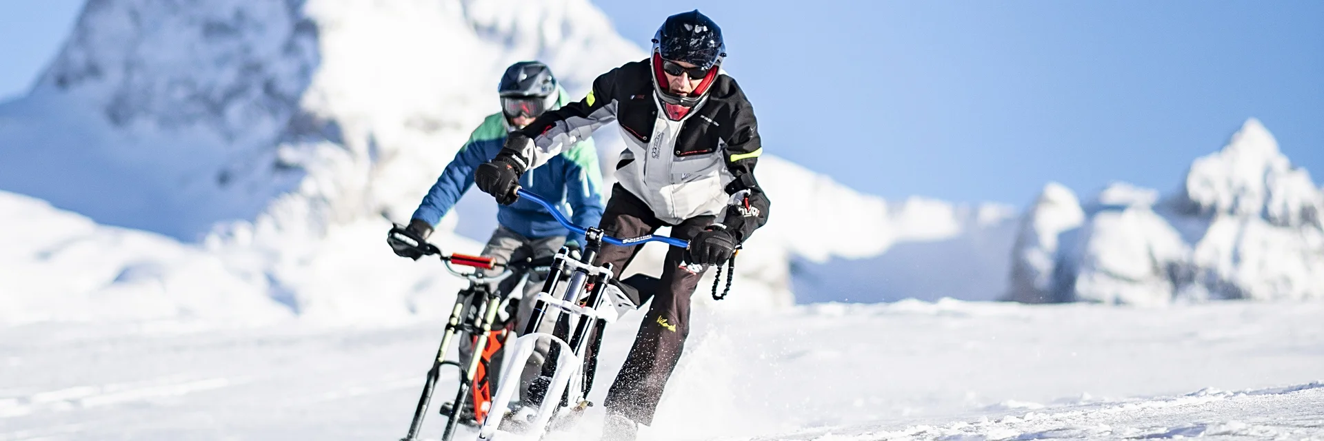 Vélo-ski shooting in Grand-Bornand, winter 2019>20