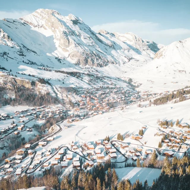 Vue aérienne du Chinaillon