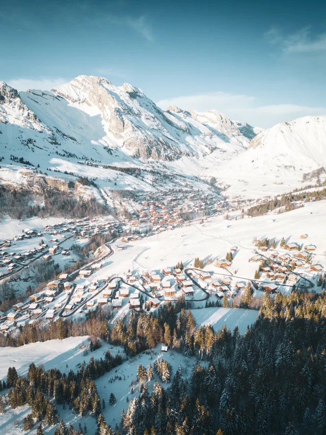 Vue aérienne du Chinaillon