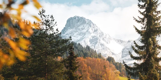 La pointe Percée en automne