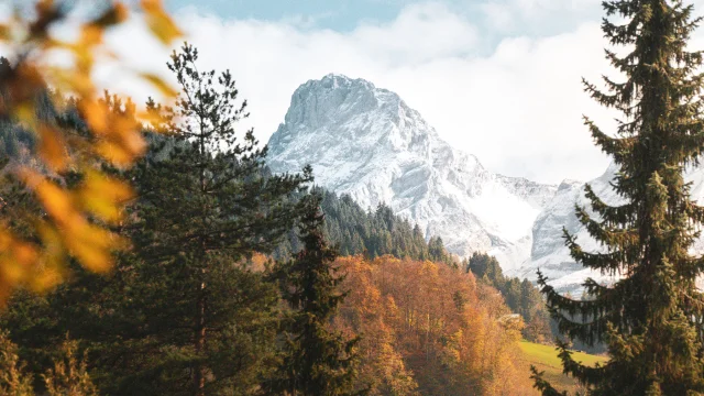 La pointe Percée en automne