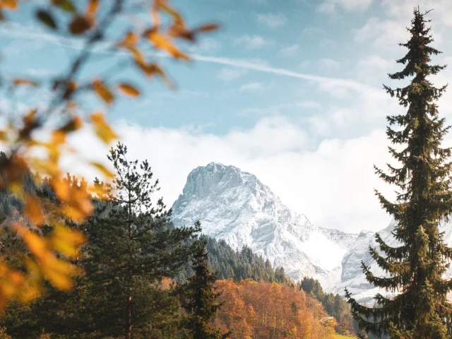 La pointe Percée en automne