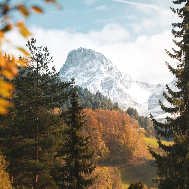 La pointe Percée en automne