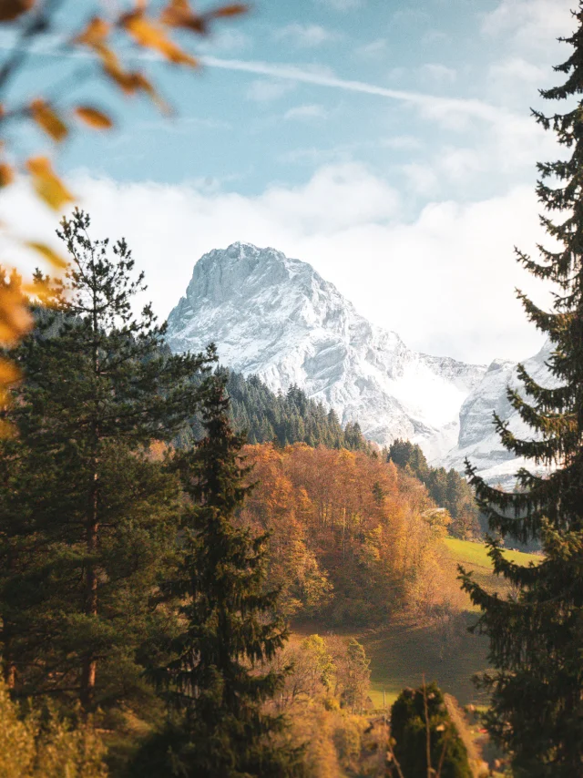 La pointe Percée en automne