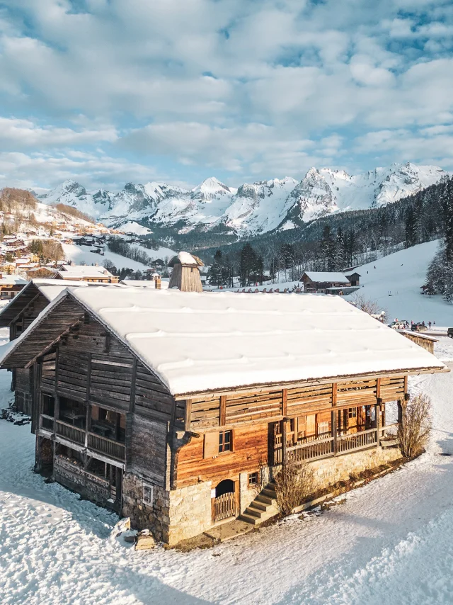 La Maison du patrimoine en hiver