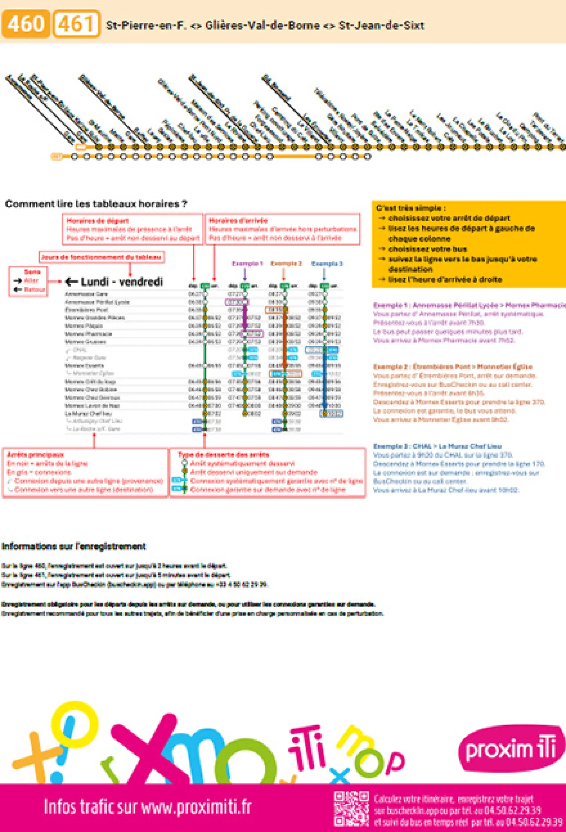 Saint Pierre timetable