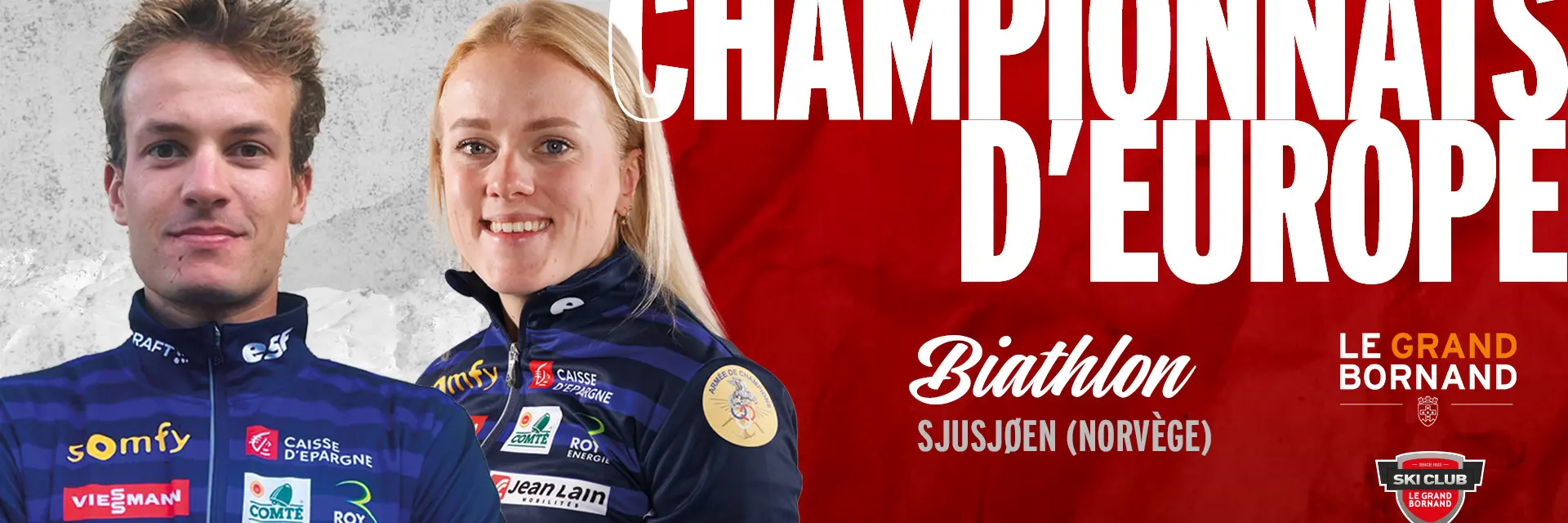 Championnats d'Europe : Damien Levet et Sophie Chauveau