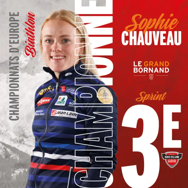 Sophie Chauveau, 3e place Sprint