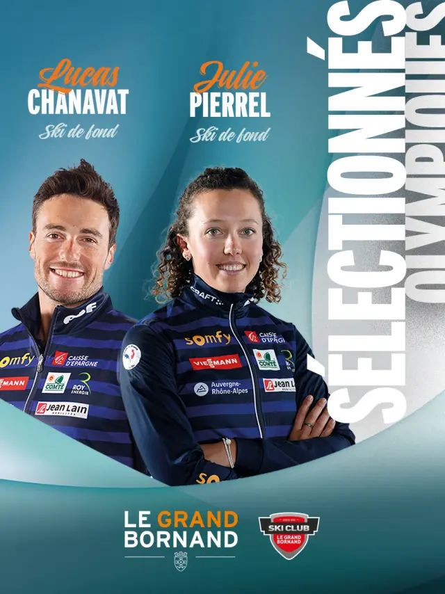 Julie Pierrel et Lucas Chanavat, officiellement annoncés aux JOP Milano-Cortina.