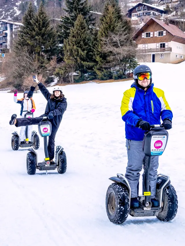 Balade en segway l'hiver