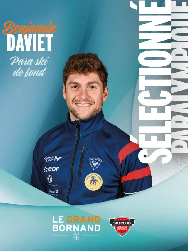 Benjamin Daviet, sélectionné paralympique