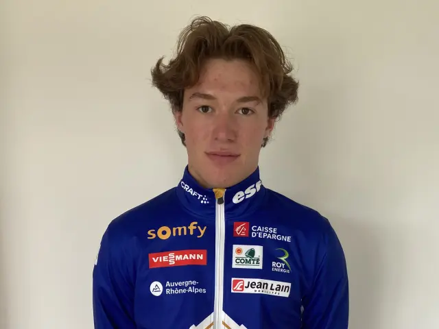 Victor Lafrasse, membre de l'équipe de France de ski de fond