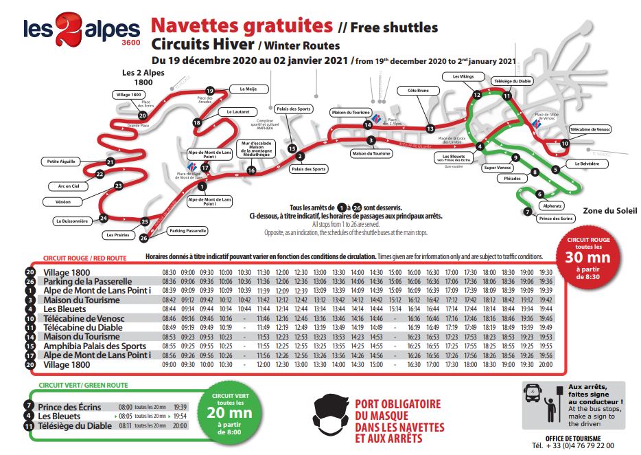 bus les 2 alpes briancon