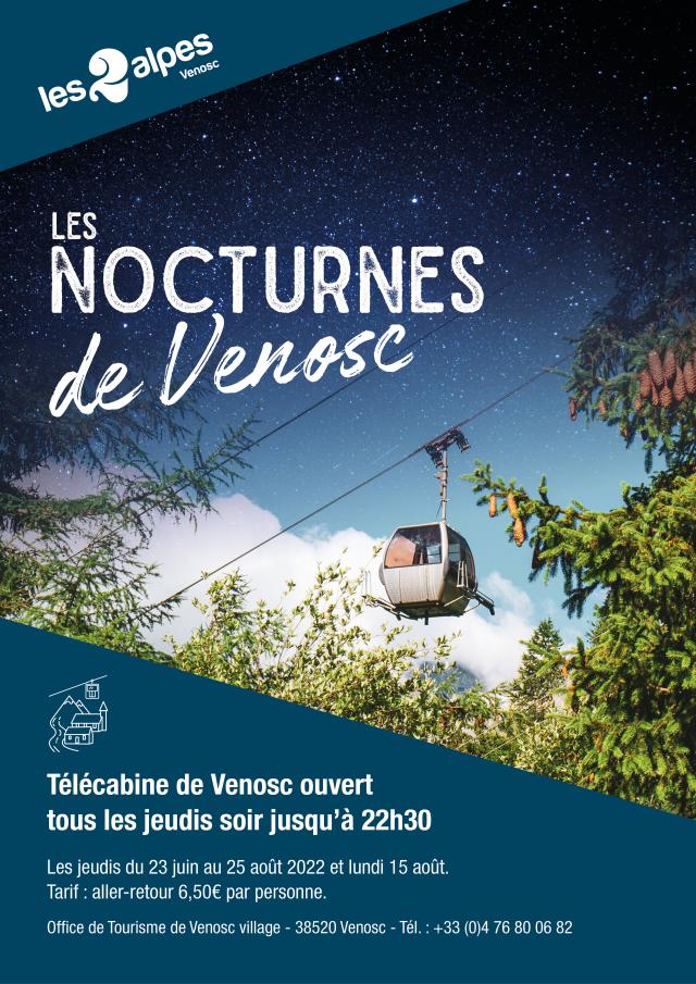 Affiche Nocturnes Venosc E22
