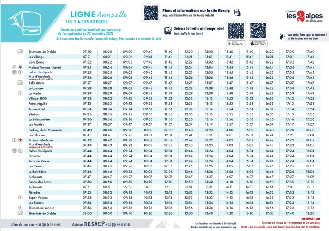 Navette Automne 2026