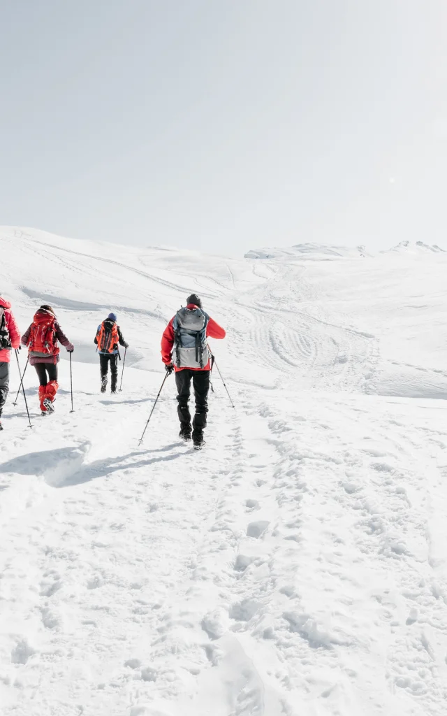 camminata in montagna
