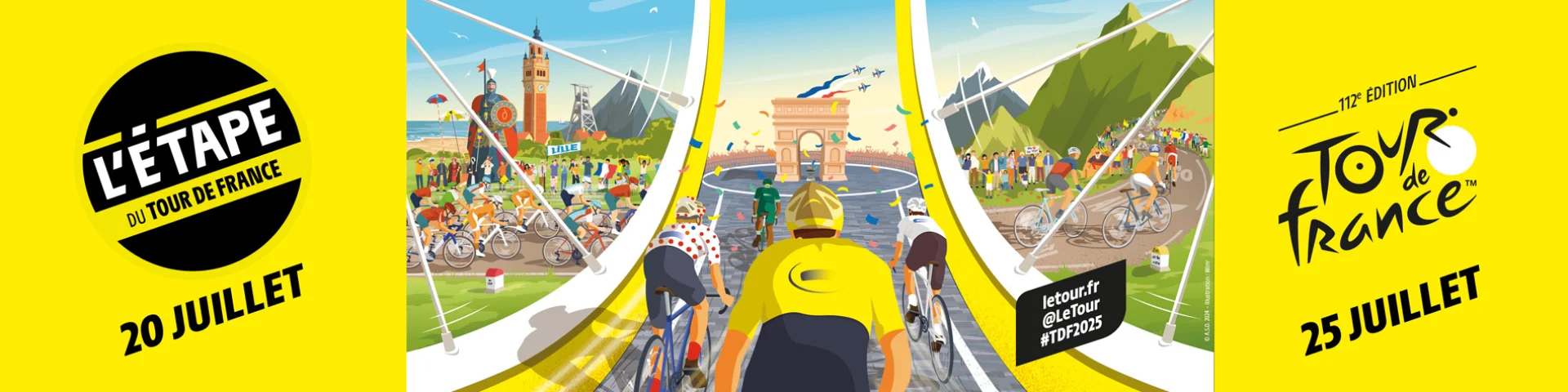 Etape du tour et Tour de France 2025