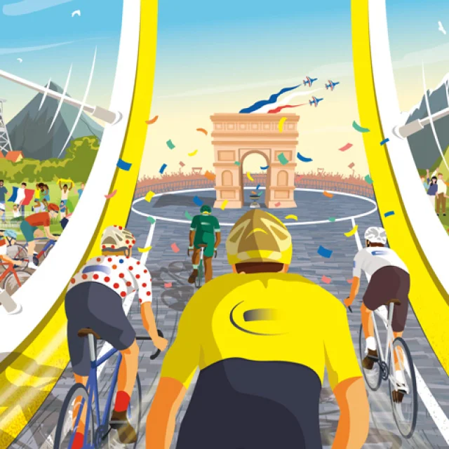Etape du tour et Tour de France 2025