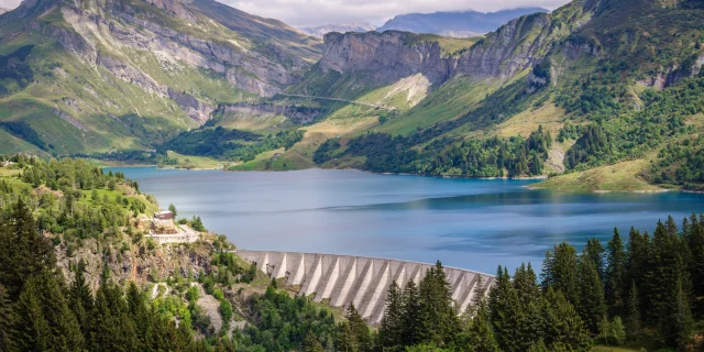 Barrage de Roselend en Savoie
