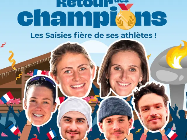 Retour des Champions des Saisies