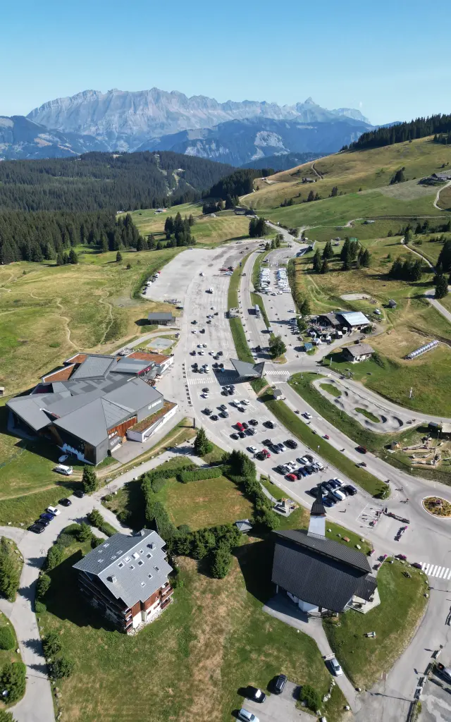 Parking gratuit du Signal aux Saisies