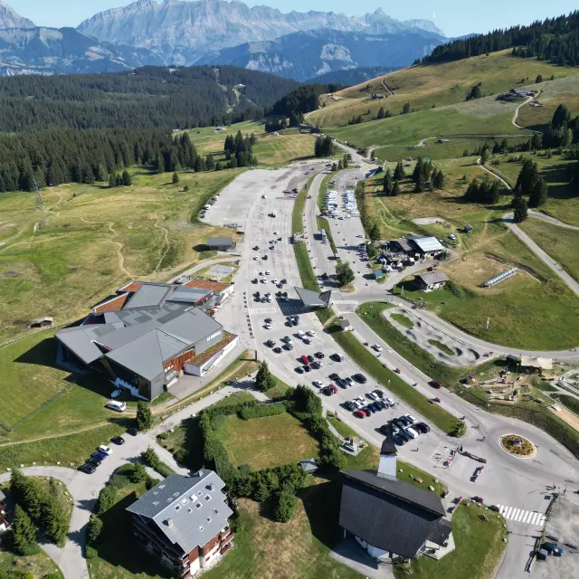 Parking gratuit du Signal aux Saisies
