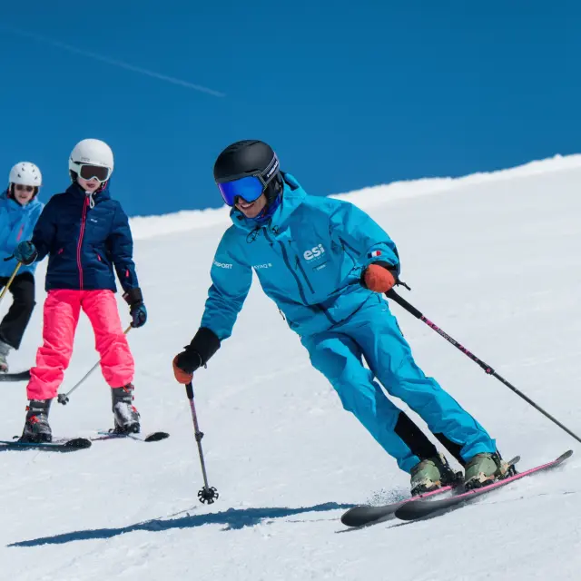Cours avec l'école de ski ESI Les Saisies