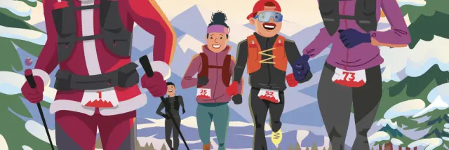 Trail de Noël by Rossignol le dimanche 6 décembre 2026 aux Saisies : trail blanc dans la neige