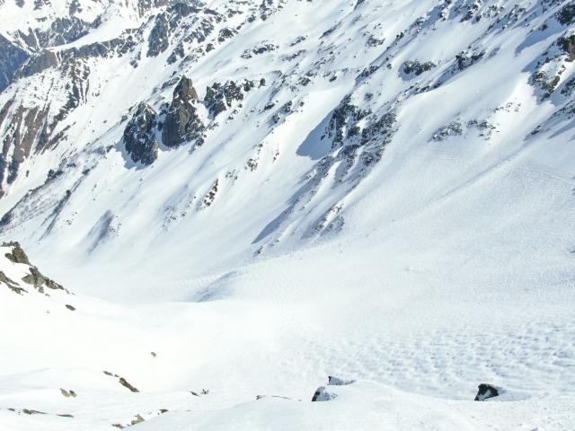 Les Vallons du Pra, piste noire aux 7 Laux