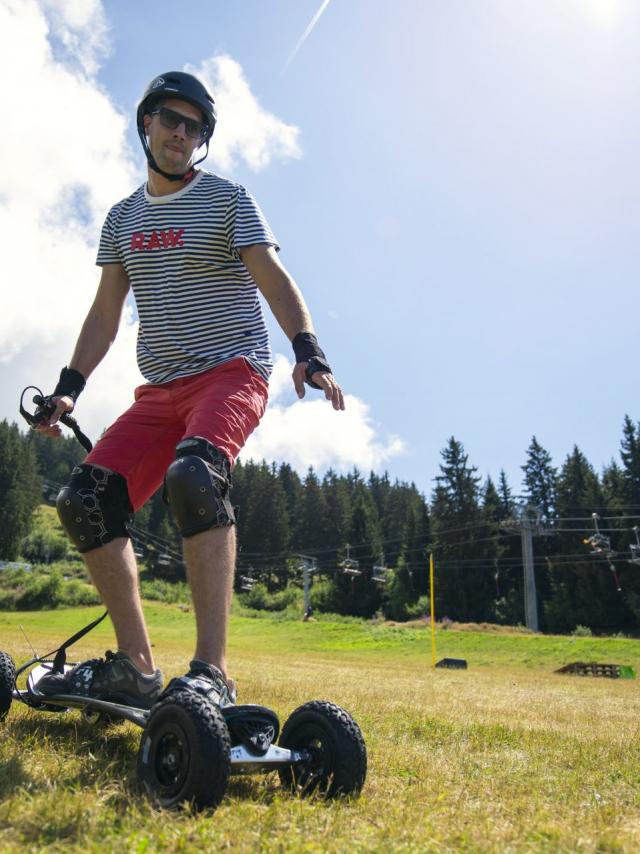 moutainboard aux 7 Laux en été