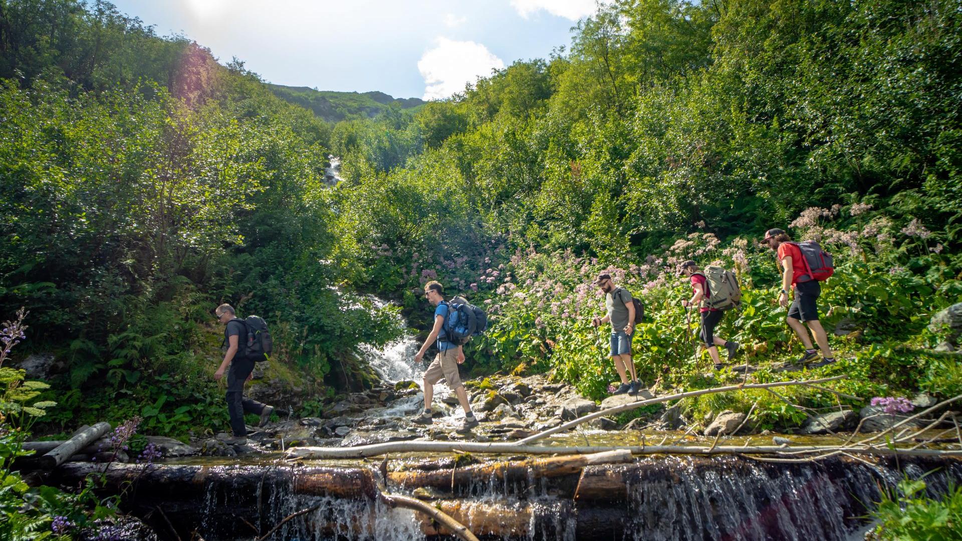 randonnée et balade aux 7 Laux en été