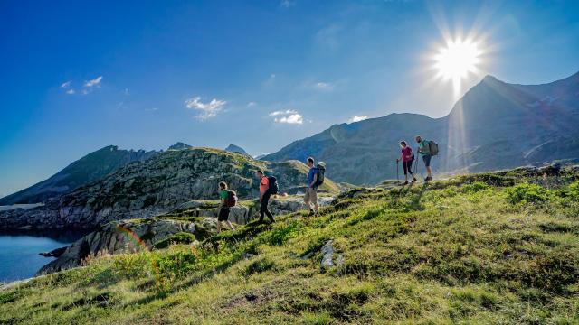 randonnée en montagne dans le Massif de Belledonne