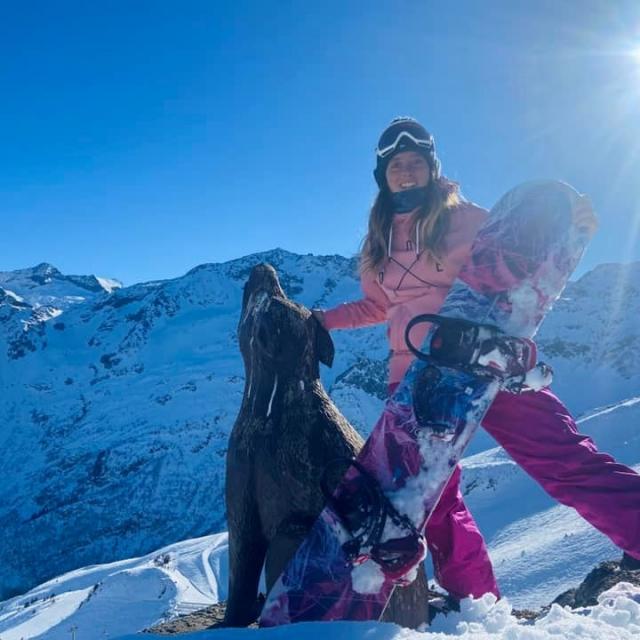 karine snowboard ambassadeur Les 7 Laux 2021/2022