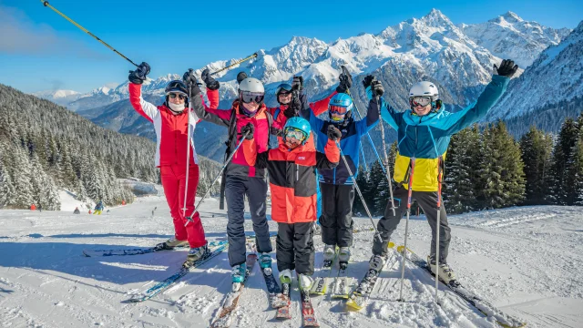 Pose famille aux 7 Laux - Michael Mollier