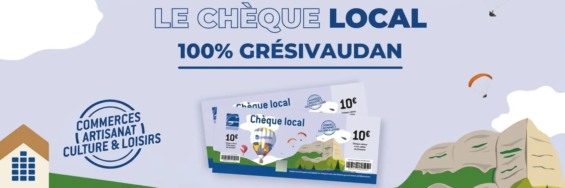 Chèques locaux de la vallée du Grésivaudan