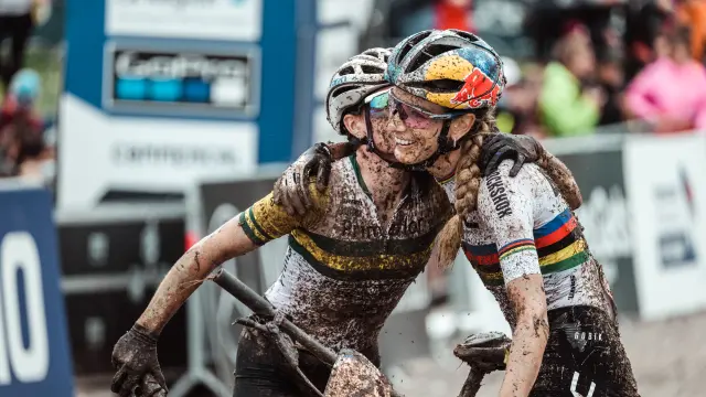 4 July 2021 World Cup Women’s XCO Finals Finish Lesgets Vincent Romain 73 Ld