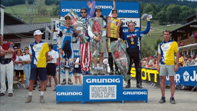 1996 Vtt Worldcup Podium Lesgets