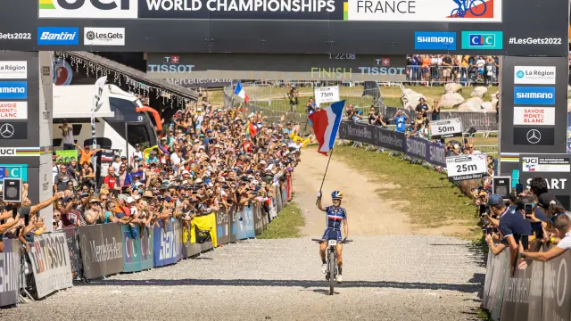 28 augustus 2022 Wclg22 Xco Dames Elite Pauline Ferrand-Prévot Florian Legrand 44 Ld 1