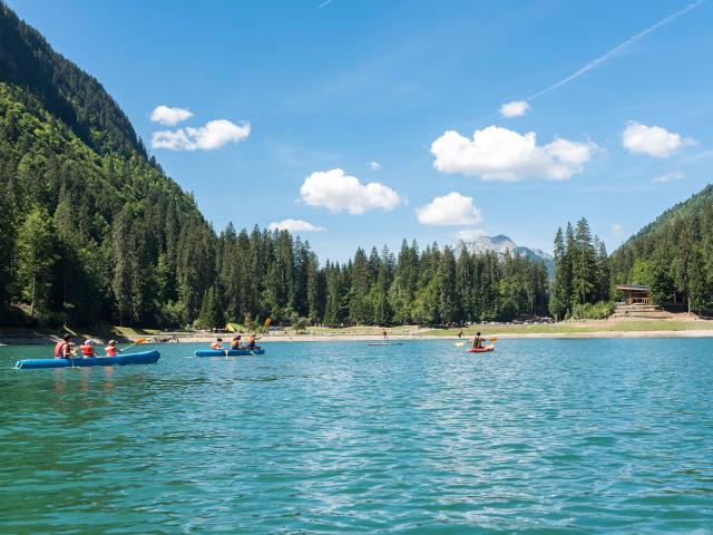 Canoes Lake Montriond Yvan Tisseyre