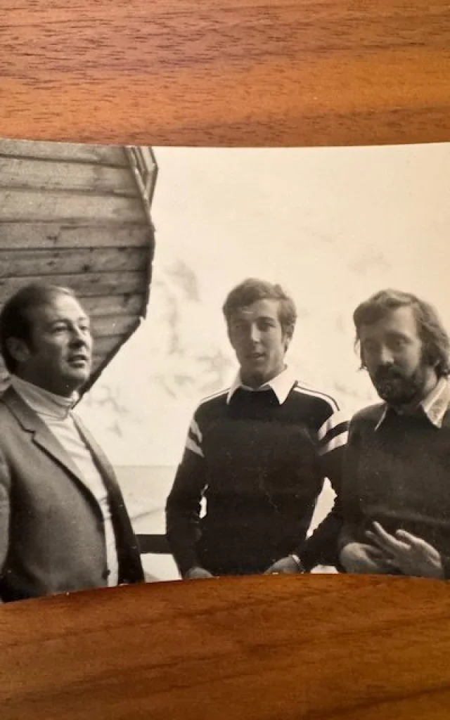 Jean Et Gustavo Thoeni A Droite De Jean A Avoriaz Rotated