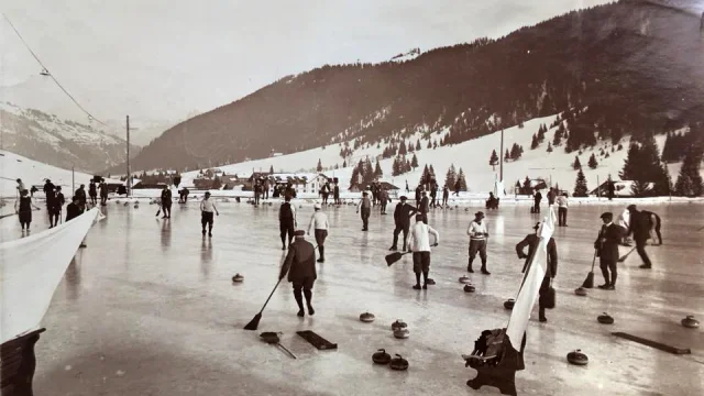 Village de MorginsLa patinoire naturelle