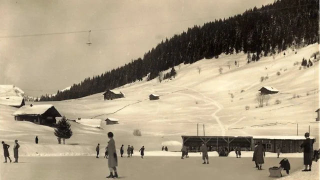 Village de MorginsLa patinoire naturelle