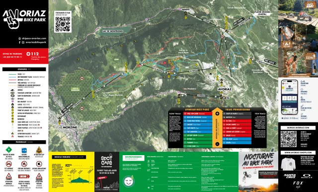 Avoriaz Bike Park Plan 2025 Min