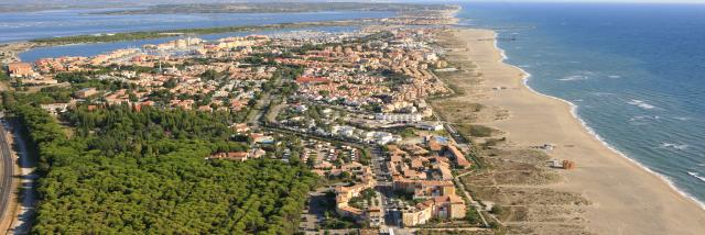 Port Leucate en drone